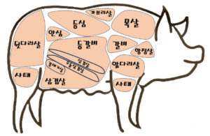 돼지고기 부위 별 (맛, 열량, 섭취 방법 효능, 정보)
